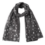 Christmas Scarf Factory - Printed Snowflake Shawl Supplier