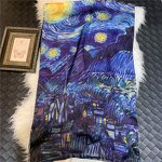 Silk Scarf Manufacturer - Custom Oil Painting Print Scarf