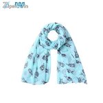 Voile Scarf Factory - Cute Rabbit Printed Long Scarf
