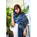 Polyester Cashmere Scarf Factory - Starry Night Design