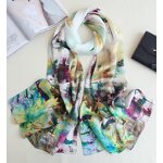 Silk Scarf Shawl Factory - Flower Digital Printing Supplier