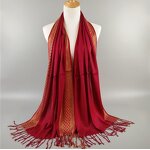 Muslim Hijab Manufacturer - Cotton Silver Wire Viscose Scarf