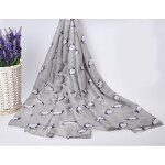 Animal Beach Shawl Factory - Penguin Print Voile Scarf