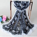 Chiffon Scarf Manufacturer - Animal Print Hijab Factory