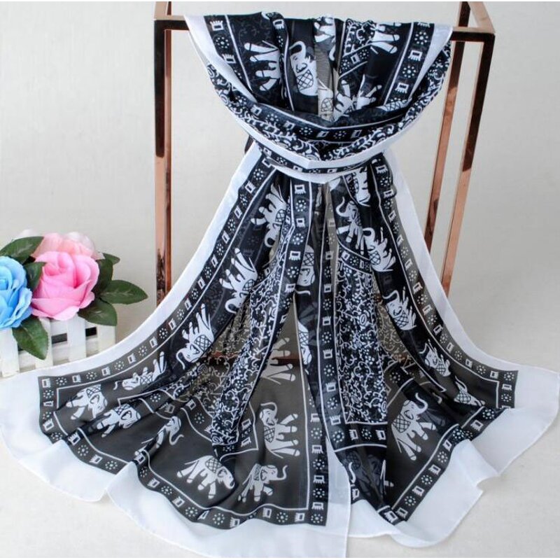 Chiffon Scarf Manufacturer - Animal Print Hijab Factory