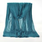 Hijab Scarf Manufacturer - Pure Color Glitter Voile Scarf