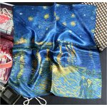 Silk Scarf Manufacturer - Navy Square Scarf Custom Supplier