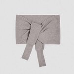 Cashmere Scarf Factory - Solid Color Shawl with Sleeves