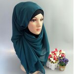 Muslim Hijab Factory - Pearl Chiffon Bubble Scarf Supplier