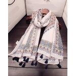 Cotton Shawl Factory - Bohemia Tassel Scarf Supplier