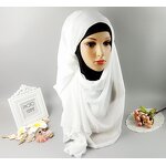 Muslim Hijab Factory - Pearl Chiffon Bubble Scarf Supplier