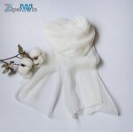 White Silk Scarf Factory - Bulk Ready to Paint Scarf Supplier