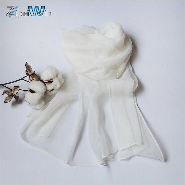 White Silk Scarf Factory - Bulk Ready to Paint Scarf Supplier
