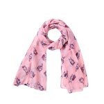 Voile Scarf Factory - Cute Rabbit Printed Long Scarf