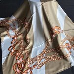 Hijab Scarf Factory - 110x110cm Satin Square Hijab Wholesale