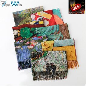 Polyester Scarf Factory - Custom Digital Print Cashmere