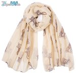 Polyester Scarf Manufacturer - Custom Animal Cat Pattern