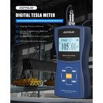 Digital Gauss Meter Manufacturer - Portable Magnetometer with Probe