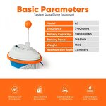 Scuba Diving Snorkel Equipment Manufacturer - 15 Meters 3-5.5 Hours