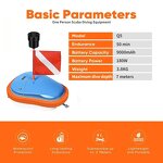 Scuba Diving Snorkel Equipment Manufacturer - 15 Meters 3-5.5 Hours