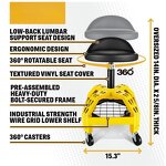 Pneumatic Creeper Factory - Tool Tray Stool
