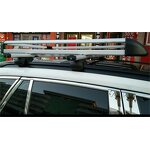 Anti-Theft Roof Rack Factory - Adjustable Silver