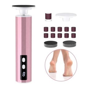 Foot Callus Remover Supplier - Bulk Electric Rechargeable 2-in-1 Foot File Nail Grinder Stylish