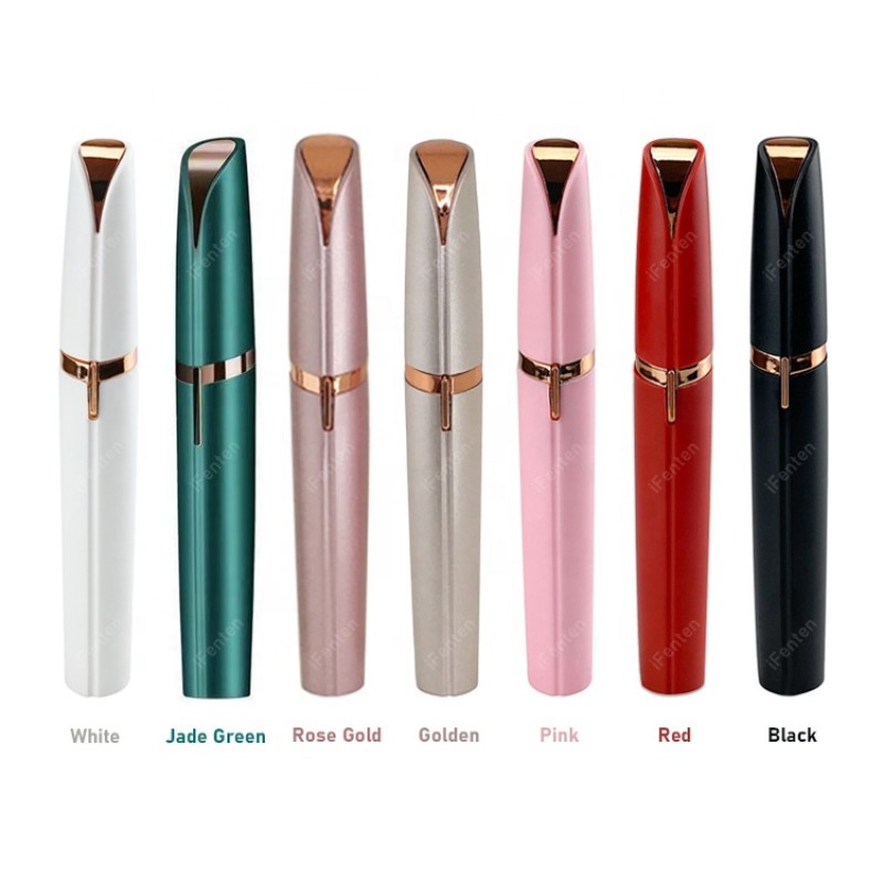 Facial Hair Remover Factory - Bulk Electric Eyebrow Trimmer Women Automatic Beauty Trimmer LED