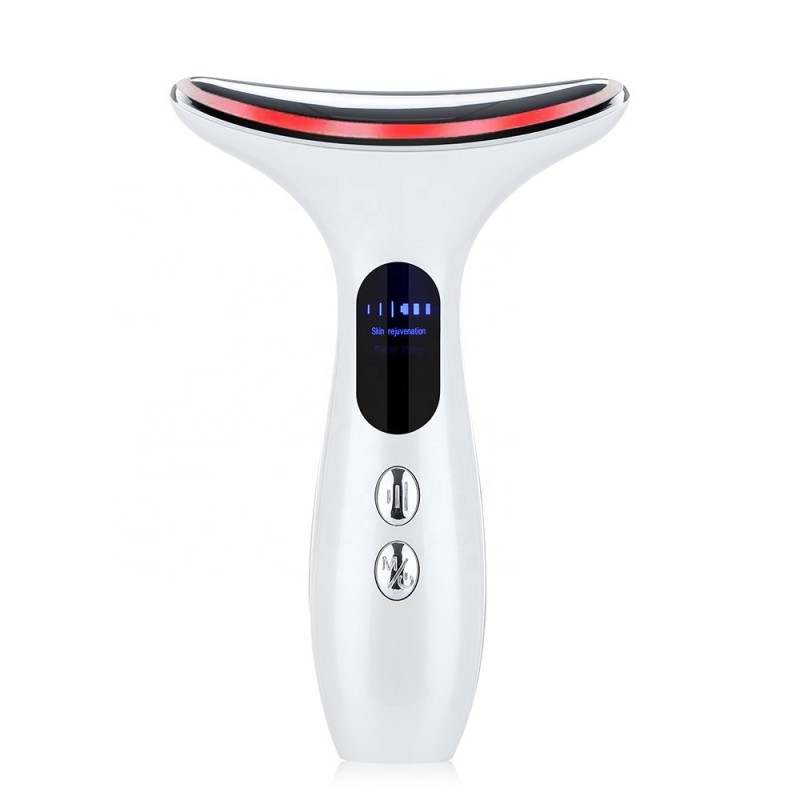 Neck Lifting Device Factory - OEM 2024 Neck Wrinkle Remover EMS Beauty Equipment Red Light