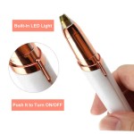 口红式剃刀生产商-批发新款脱毛器面部脱毛电动眉部修剪器女士