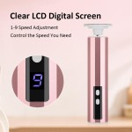 足部护理工具供应商-代工2合1电动老茧去除器指甲抛光器9速金属棒