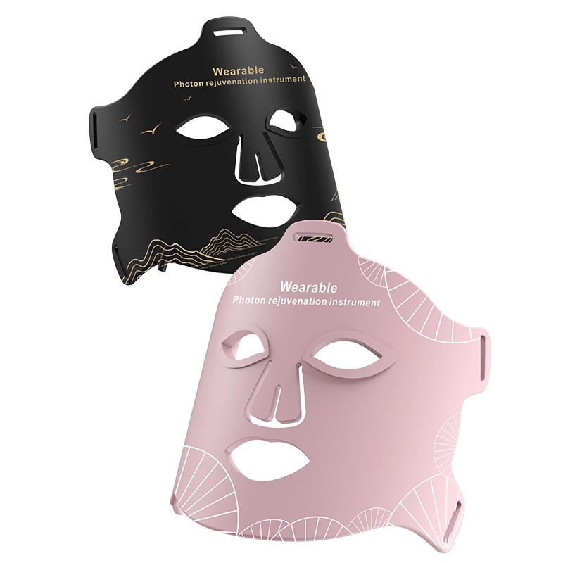 Photon Rejuvenation Instrument Factory - Bulk Home Use Beauty Tools Silicone LED Facial Mask