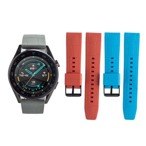 Huawei Watch Strap Factory - 22mm Silver Buckle