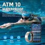 5ATM Waterproof Smart Ring Factory - ODM Multi-Sport Features