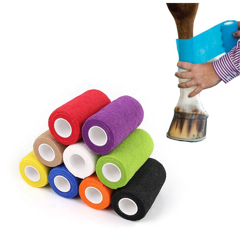 Horse Leg Wraps Factory - Self-Adhesive Elastic Support