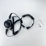 Wired Telescopic Telephone Headsets Factory - OEM Throat Controlled Headband