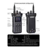 VHF UHF Dual Frequency Walkie Talkie Factory - OEM 20W Outdoor Industrial