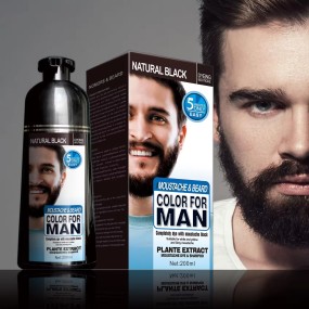 Hair Dye Shampoo Factory - OEM Men Gray Coverage