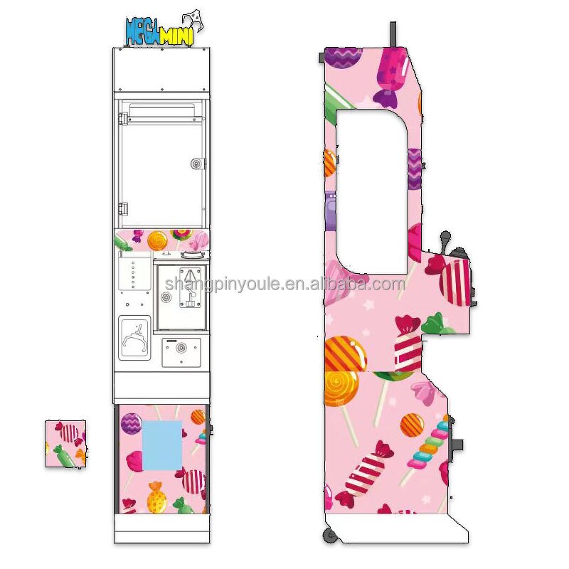 Small Claw Crane Machine Factory - OEM Arcade Toys Plush Coin Operated