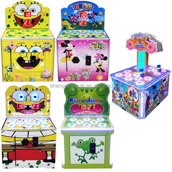 Coin Operated Hitting Hamster Game Manufacturer - Bulk Fun House Console for Kids