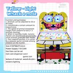 Kids Coin Operated Game Machine Factory - OEM Mole Whackers Frog Prince Hammer