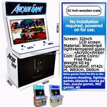 32 Inch Two Person Arcade Machine Factory - OEM Joystick Fighting Console Cabinet
