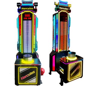 Hercules Challenge Hammer Game Machine Factory - OEM Strength Test Vent Decompression