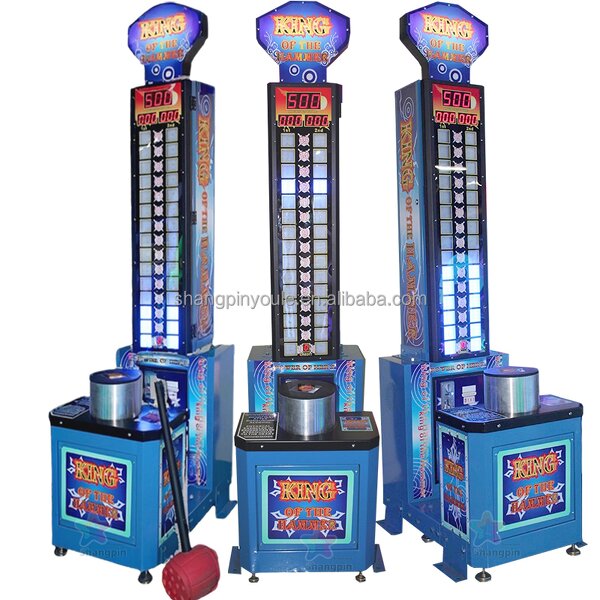 Hitting Hammer King Power Game Factory - OEM Big Punch Boxing Hammer Coin Operated