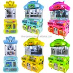 Small Plush Toy Gashapon Machine Factory - OEM Clip Claw Crane with Locker