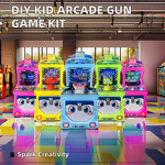 Kid's Amusement Arcade Gun Cabinet Factory - OEM Shooting Game Machine Coin Operated