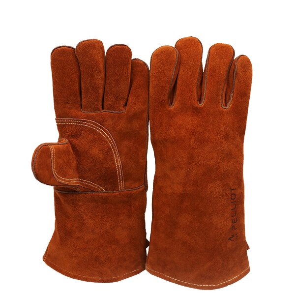 Heat Resistant Gloves Factory - OEM Cowhide Barbecue Insulation