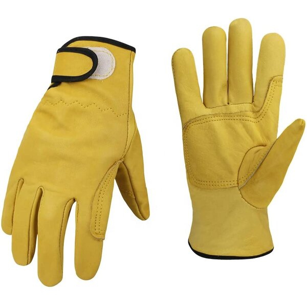 Driver Gloves Factory - OEM Sheep Leather Industrial Construction