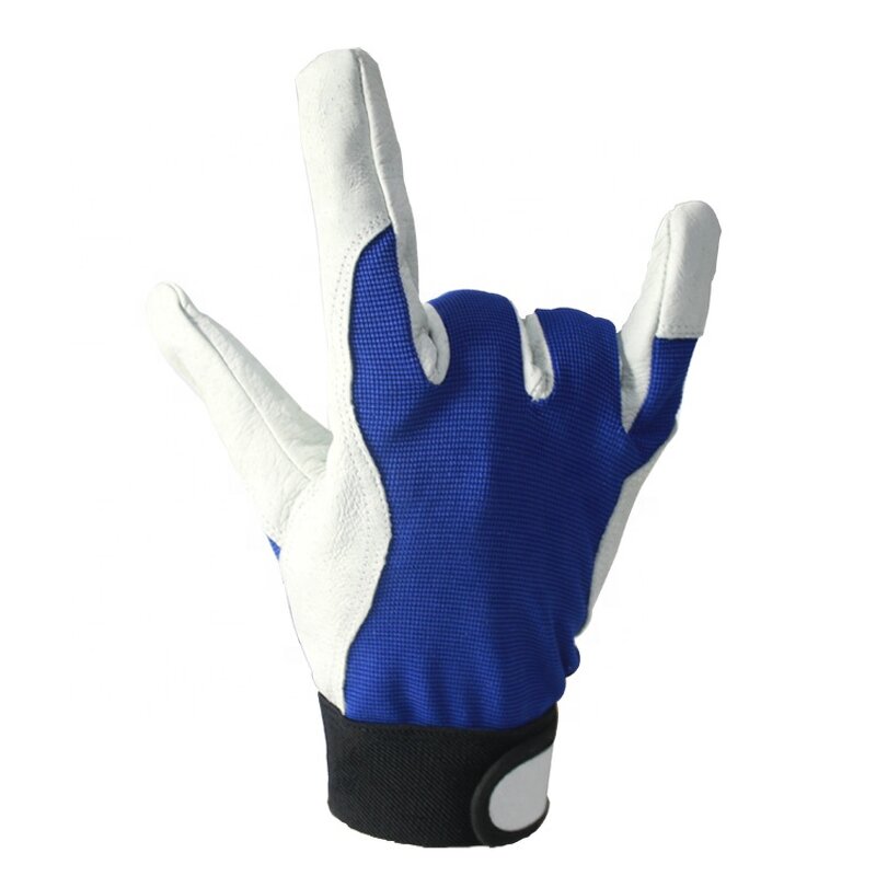 Driver Gloves Supplier - OEM Pigskin Leather Safety Working