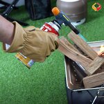 Barbecue Gloves Manufacturer - OEM Wear-resistant Cowhide Outdoor